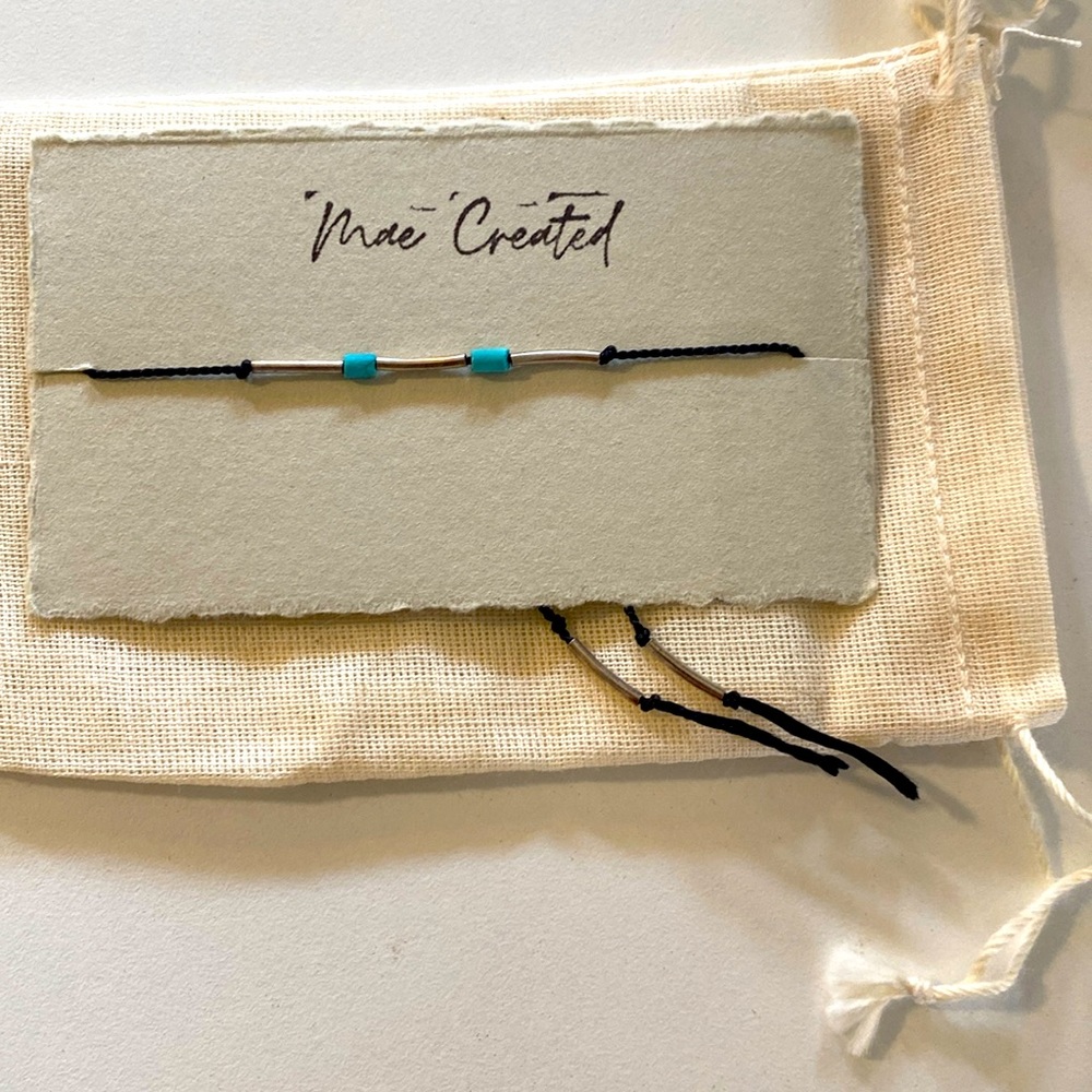 ✨Handmade Turquoise and Sterling Wrap Bracelet